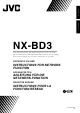 JVC NX-BD3E Anleitung