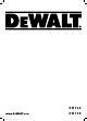 DeWalt DW738 Originalanweisungen
