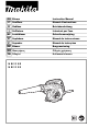 Makita UB1102 Betriebsanleitung