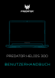 Acer Predator Helios 300 Benutzerhandbuch