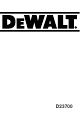 DeWalt D23700 Anweisungen
