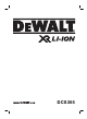 DeWalt XR LI-ION DCS55 Originalanweisungen