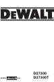 DeWalt D27300T Handbuch