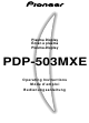 Pioneer PDP-503MXE Bedienungsanleitung
