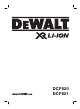DeWalt XR LI-ION DCF620 Originalanweisungen