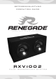 Renegade RXV1 002 Betriebsanleitung