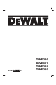 DeWalt DWE396 Bedienungsanleitung