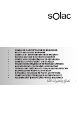 SOLAC TURBOBAT EXPERT Ratschläge Und Sicherheitshinweise