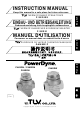 TLV PowerDyne P65SRN Anleitung Für Montage Und Gebrauch