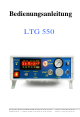 DL-Systeme LTG 550 Bedienungsanleitung