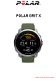 Polar Grit X Gebrauchsanleitung