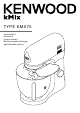 Kenwood kMix KMX75-Serie Bedienungsanleitung