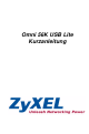 ZyXEL Communications Omni 56K USB Lite Kurzanleitung