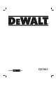 DeWalt D21441 Bedienungsanleitung