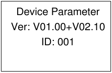 Ger&auml;teparameter Schritt 1