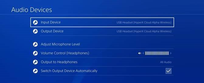 Einrichtung mit PlayStation 4 Schritt 2