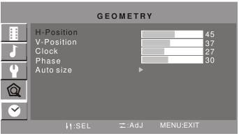 GEOMETRIEEINSTELLUNGEN