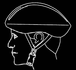 Richtig sitzender Helm