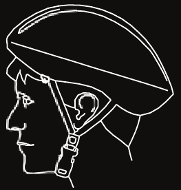 Helm falsch aufgesetzt
