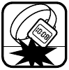 Hammer-Symbol, zeigt St&ouml;&szlig;e an