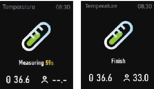 Grundfunktionen - Temperatur pr&uuml;fen