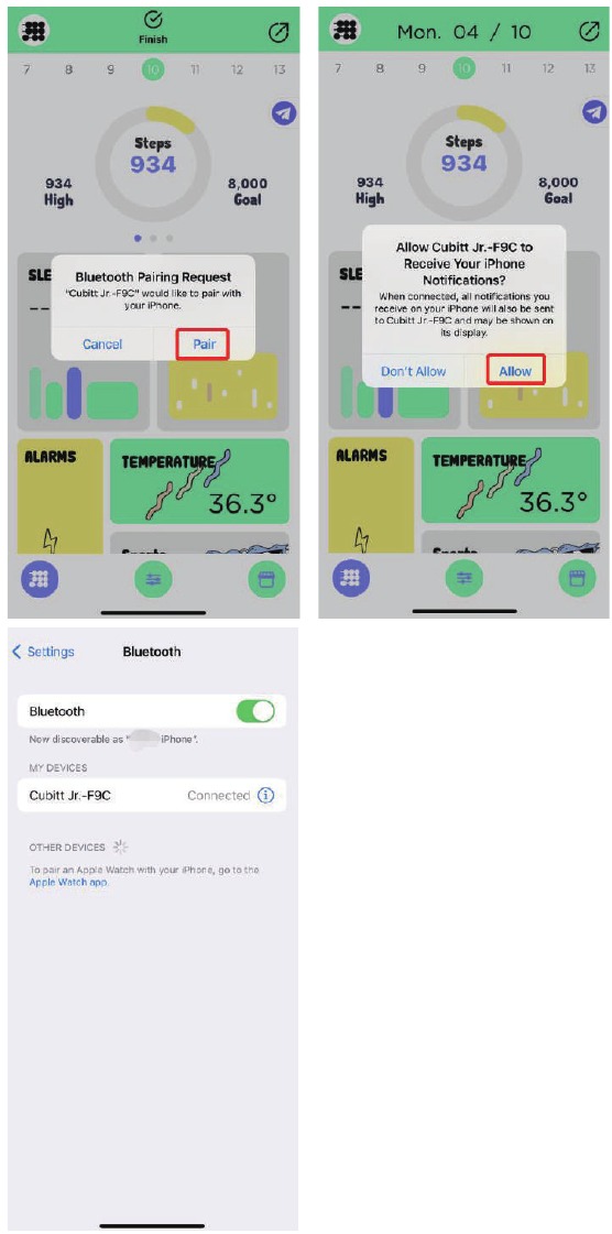 Bluetooth-Verbindung &uuml;ber iOS-System