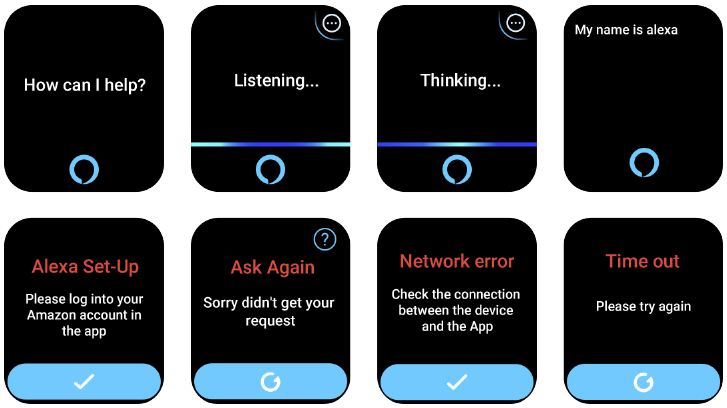 Funktionsbeschreibung - Watch-Alexa verwenden