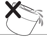 Quick Clean Pod darf nicht gekippt werden
