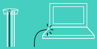 Einrichtung und Anschluss an einen Computer - Schritt 3