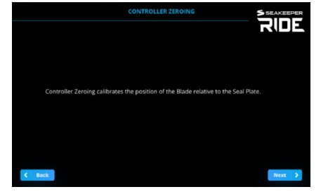 Controller-Nullstellung - Schritt 1