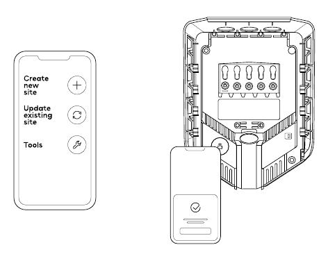 Backplate. Konfigurieren