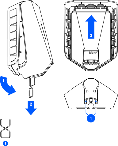 Ladestation. &Ouml;ffnen