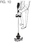 Trimmer in Position halten