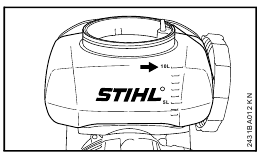 Maximaler Fl&uuml;ssigkeitsstand 10 Liter