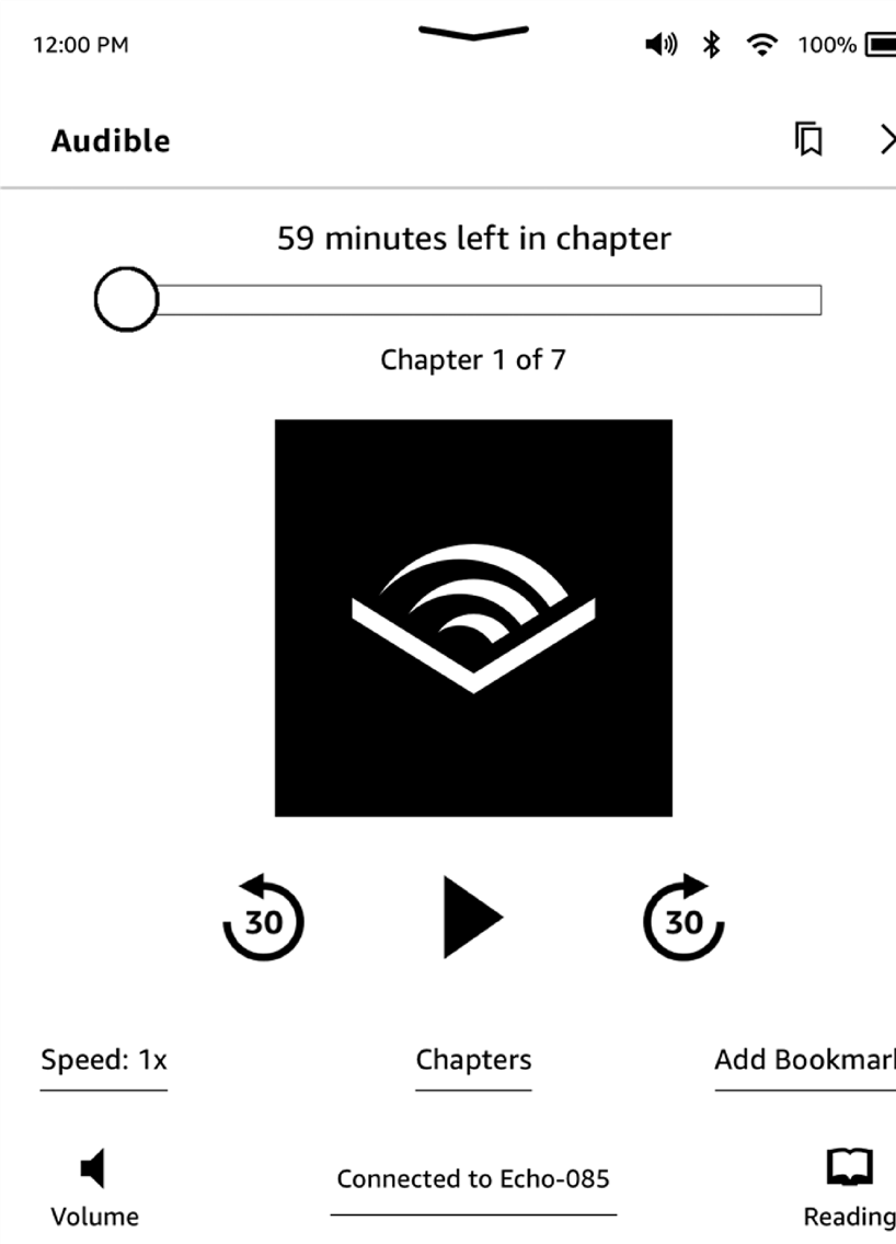 Den Audible Player verwenden