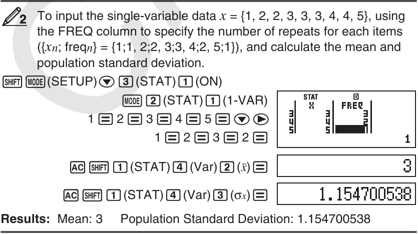 Statistische Berechnungen - Beispiel 2