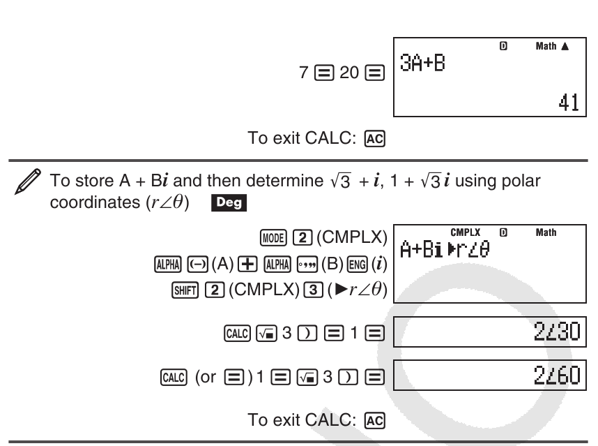 Verwenden von CALC - Teil 2