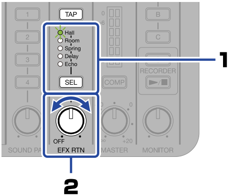 Verwenden interner Effekte