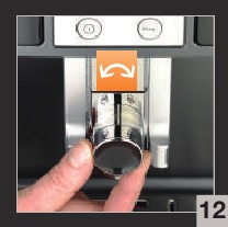 Einstellungen am One Touch Cappuccino Block vornehmen