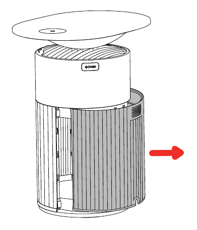 Filter wechseln - Schritt 1