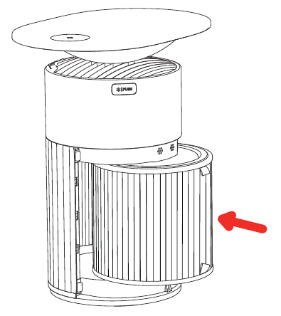Filter wechseln - Schritt 3