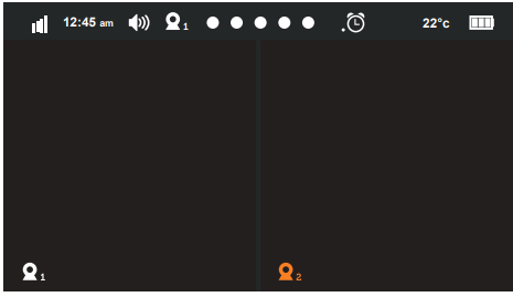 BEDIENUNG - KAMERAANSICHTEN - Split-Screen