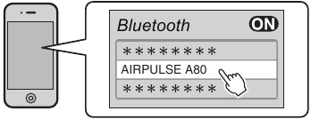 Verwendung im Bluetooth-Eingangsmodus - Schritt 2