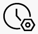 Symbol f&uuml;r Uhreinstellung