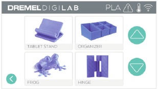 Touchscreen-Bedienung &ndash; MODEL MENU