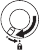 Arretierring in Entriegelungsposition