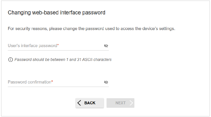 Passwort der webbasierten Benutzeroberfl&auml;che &auml;ndern