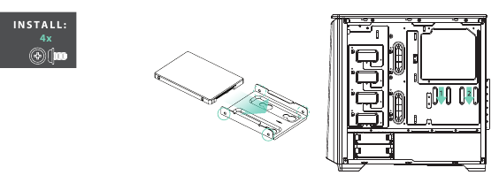 HARDWARE-INSTALLATION - 2,5-Zoll-SSD