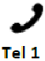 Telefon 1 LED-Symbol