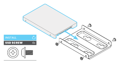 SPEICHER | 2,5-Zoll-SSD - Schritt 2